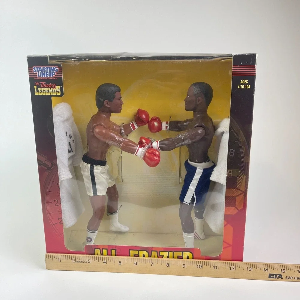 Hasbro Kenner Starting Lineup Timeless Legends Ali v Frazier Boxing Figures Set